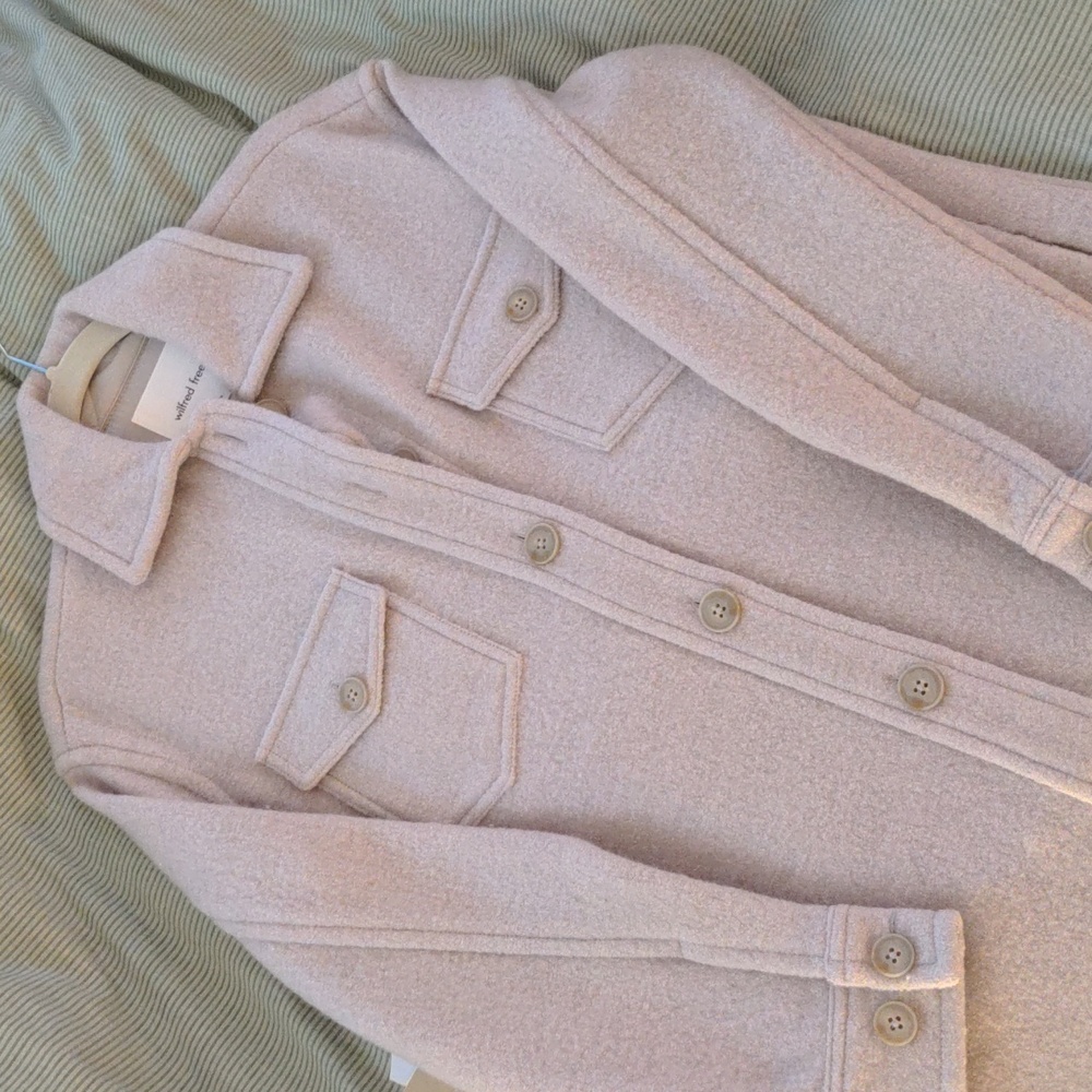 Aritzia Wilfred Free Ganna Shirt Jacket